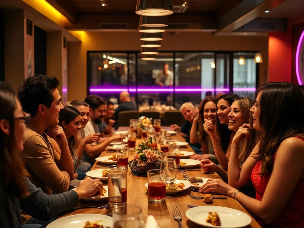 Community dinner in Sofia